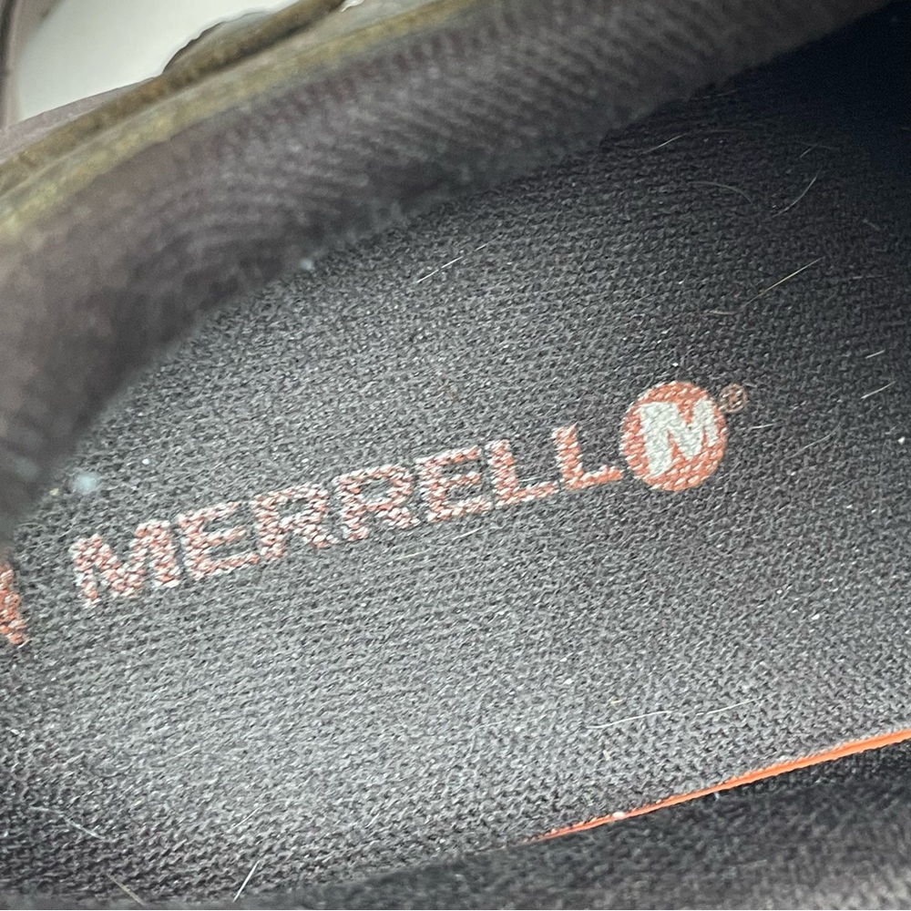 Merrell Men's 8.5 Shetland Leather Slip-on Gorpcore comfort outdoors - Picture 5 of 8